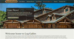 Desktop Screenshot of log-gables.com